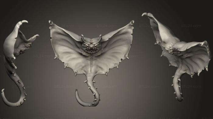 Figurines of griffins and dragons (Cloaker, STKG_0118) 3D models for cnc